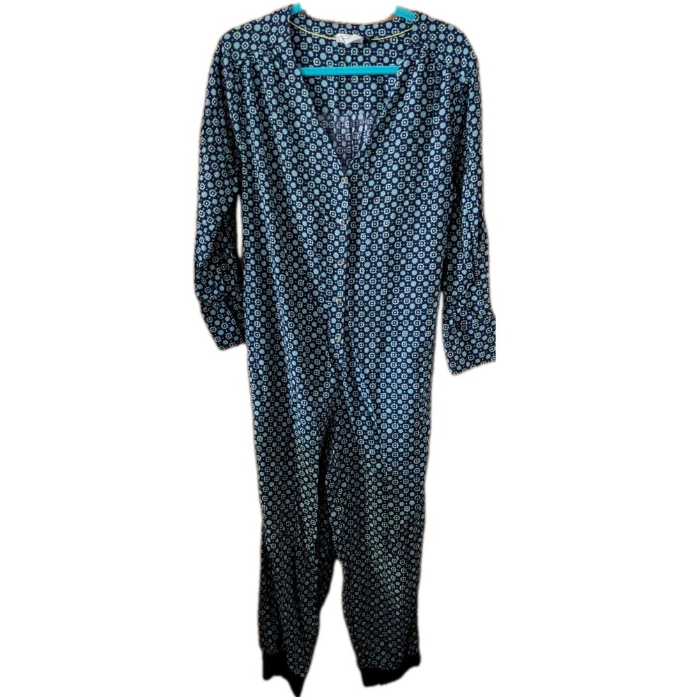 Anthropologie Alexandra‎ Farmer Pajama Romper Women's Medium Sleep One Piece PJ